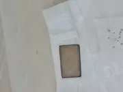 Vorschaubild 4 von Damen Jeansrock Gr. 40 Weiß Casual Midi Nieten Stickerei