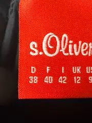 Vorschaubild 5 von Damen Bluse Schwarz 38 M Stickerei Pailletten Langarm Feminin