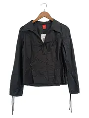 Vorschaubild 1 von Damen Bluse Schwarz 38 M Stickerei Pailletten Langarm Feminin