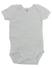 Vorschaubild 1 von Baby Body Kurzarm Weiß Gr. 68 Baumwolle Kinder