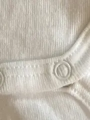 Vorschaubild 4 von Baby Body Kurzarm Weiß Gr. 68 Baumwolle Kinder