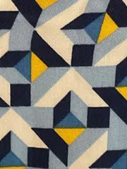 Vorschaubild 7 von Damen Bluse Gr. 40 Mehrfarbig Geometrisch Casual Kurzarm Viskose