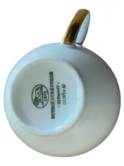 Vorschaubild 2 von Olivia 63 Tasse Untertasse Porzellan Weiß Klassisch 7cm
