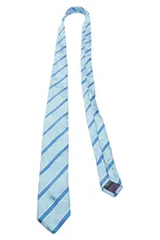 Vorschaubild 1 von Herren Krawatte Blau Gestreift Paisley Business Elegant Seide