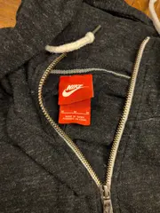 Vorschaubild 2 von Damen Sweatjacke Kapuzenjacke Grau Meliert Gr. M Reißverschluss