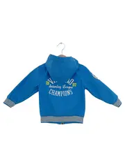 Vorschaubild 2 von Kinder Trainingsjacke Gr. 92 Blau Kapuze Sportlich Jungen