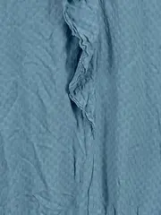 Vorschaubild 7 von BENETTON Damen Freizeitkleid Gr. L Blau Baumwolle Feminin