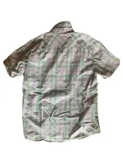 Vorschaubild 2 von Herren Freizeithemd Kariert Grün Kurzarm XL Casual