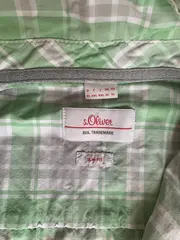 Vorschaubild 3 von Herren Freizeithemd Kariert Grün Kurzarm XL Casual