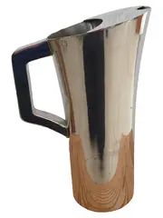 Vorschaubild 1 von Krug Edelstahl Silber 1500ml Modern Saftkanne Wasserkaraffe