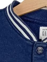 Vorschaubild 5 von Baby Body Mehrfarbig Gr. 74 Baumwolle Rippstrick Knopfleiste