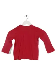 Vorschaubild 2 von Kinder Langarmshirt Rot Gr. 104 Biene Schriftzug Casual