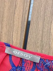 Vorschaubild 6 von Damen Bluse M Mehrfarbig Blumenmuster Bohemian 3/4-Arm Rüschen
