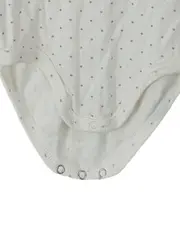 Vorschaubild 3 von Baby Body Langarm Gr. 86 Weiß Rosa Punkte Mädchen