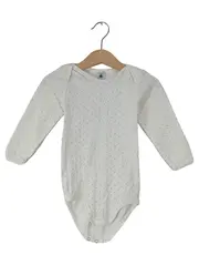 Vorschaubild 1 von Baby Body Langarm Gr. 86 Weiß Rosa Punkte Mädchen
