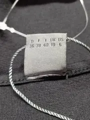 Vorschaubild 3 von Businesskleid Damen Gr. 36/S Schwarz Elegant Etuikleid Raffungen