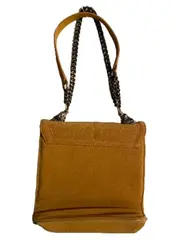 Vorschaubild 2 von Woman Damen Umhängetasche Wildleder Optik Beige Kettenschulterriemen