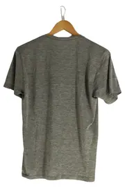 Vorschaubild 2 von Herren T-Shirt Grau Gr. 46/S V-Ausschnitt Basic Casual Polyester