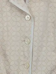 Vorschaubild 3 von , Damen Übergangsmantel Gr. 38 Beige Modern Grafisches Muster