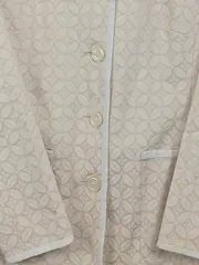 Vorschaubild 2 von , Damen Übergangsmantel Gr. 38 Beige Modern Grafisches Muster
