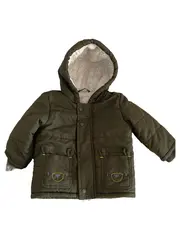 Vorschaubild 1 von Steppjacke Kinder Gr. 68 Grün Outdoor Kapuze Mädchen Jungen