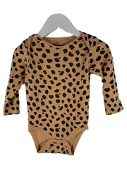 Vorschaubild 1 von Baby Body Langarm Leo Muster Beige Gr. 92 1, 5-2 Jahre