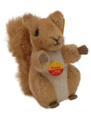 Vorschaubild 1 von Eichhörnchen Possy Plüschtier Kuscheltier Knopf im Ohr 13cm