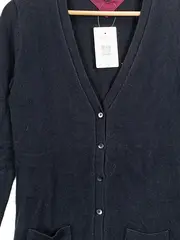 Vorschaubild 2 von Damen Strickjacke Gr. 36/S Schwarz Basic