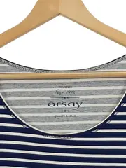 Vorschaubild 4 von Damen T-Shirt Gr. 40 L Blau Gestreift Maritim Kurzarm