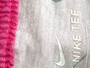 Vorschaubild 4 von Kinder Mädchen T-Shirt Pink Swoosh Muster Gr. 146 Sportlich