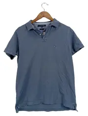 Vorschaubild 1 von Herren Poloshirt M Blau Casual Kurzarm