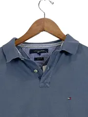 Vorschaubild 3 von Herren Poloshirt M Blau Casual Kurzarm