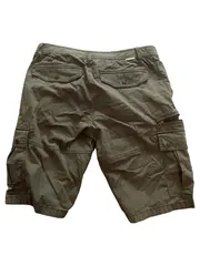 Vorschaubild 2 von Herren Cargo Shorts Gr. 32 Oliv Casual Baumwolle Freizeit