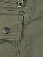 Vorschaubild 5 von Herren Cargo Shorts Gr. 32 Oliv Casual Baumwolle Freizeit