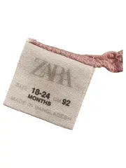 Vorschaubild 4 von Mädchen T-Shirt Gr. 92 Rosa Rüschen Strukturmuster Kurzarm
