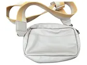 Vorschaubild 3 von Damen Umhängetasche Beige Leder Klein Casual Alltag Reißverschluss