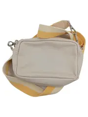 Vorschaubild 1 von Damen Umhängetasche Beige Leder Klein Casual Alltag Reißverschluss