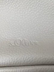 Vorschaubild 2 von Damen Umhängetasche Beige Leder Klein Casual Alltag Reißverschluss