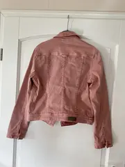 Vorschaubild 4 von Damen Jeansjacke Rosa Gr. 36 Baumwolle Casual