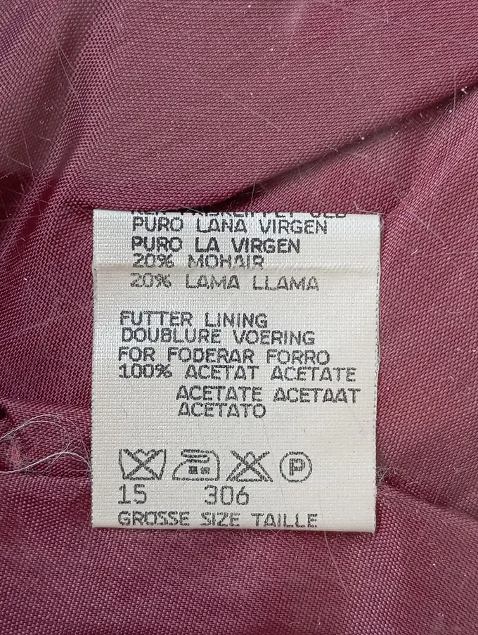 MOHAIR Klassischer Mantel Bild 4