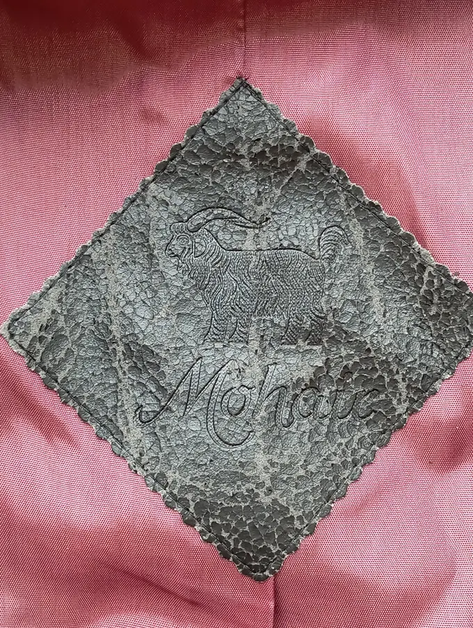 MOHAIR Klassischer Mantel Bild 3