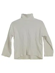 Vorschaubild 2 von Kinder Langarmshirt Rollkragen Gr. 98 Beige Basic