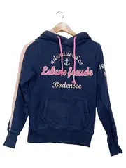 Vorschaubild 1 von Adenauer Damen Kapuzenpullover Lebensfreude Bodensee Gr. 34/XS Blau Casual