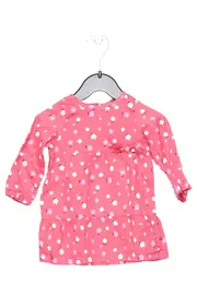 Vorschaubild 1 von Kinder Freizeitkleid Rosa Blumenmuster Gr. 86 Baumwolle