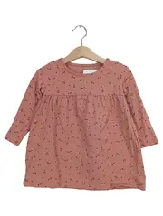 Vorschaubild 1 von Mädchen Langarmshirt Gr. 86 Rosa Blumenmuster Casual