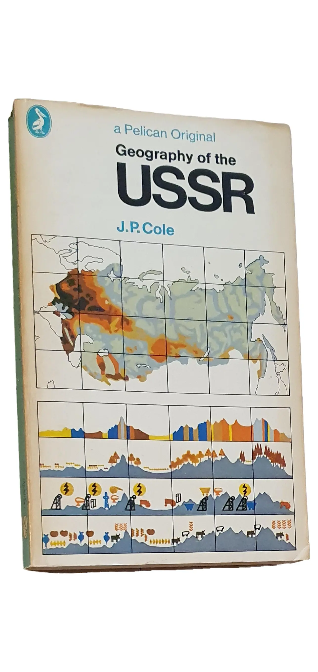 Geographie der Sowjetunion USSR J.P. Cole Sachbuch Geschichte Englisch