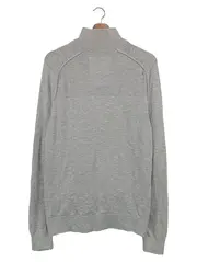 Vorschaubild 2 von Strickjacke Herren 48/M Grau Casual Baumwolle Reißverschluss
