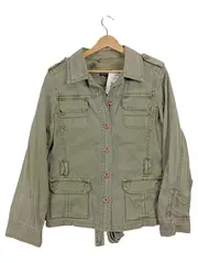 Vorschaubild 1 von Outdoorjacke Damen Baumwolle Oliv Gr. 40/L Frühjahr Sommer