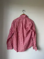 Vorschaubild 2 von Herren Freizeithemd Rot Kariert Gr. 52/XL Baumwolle