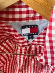 Vorschaubild 3 von Herren Freizeithemd Rot Kariert Gr. 52/XL Baumwolle